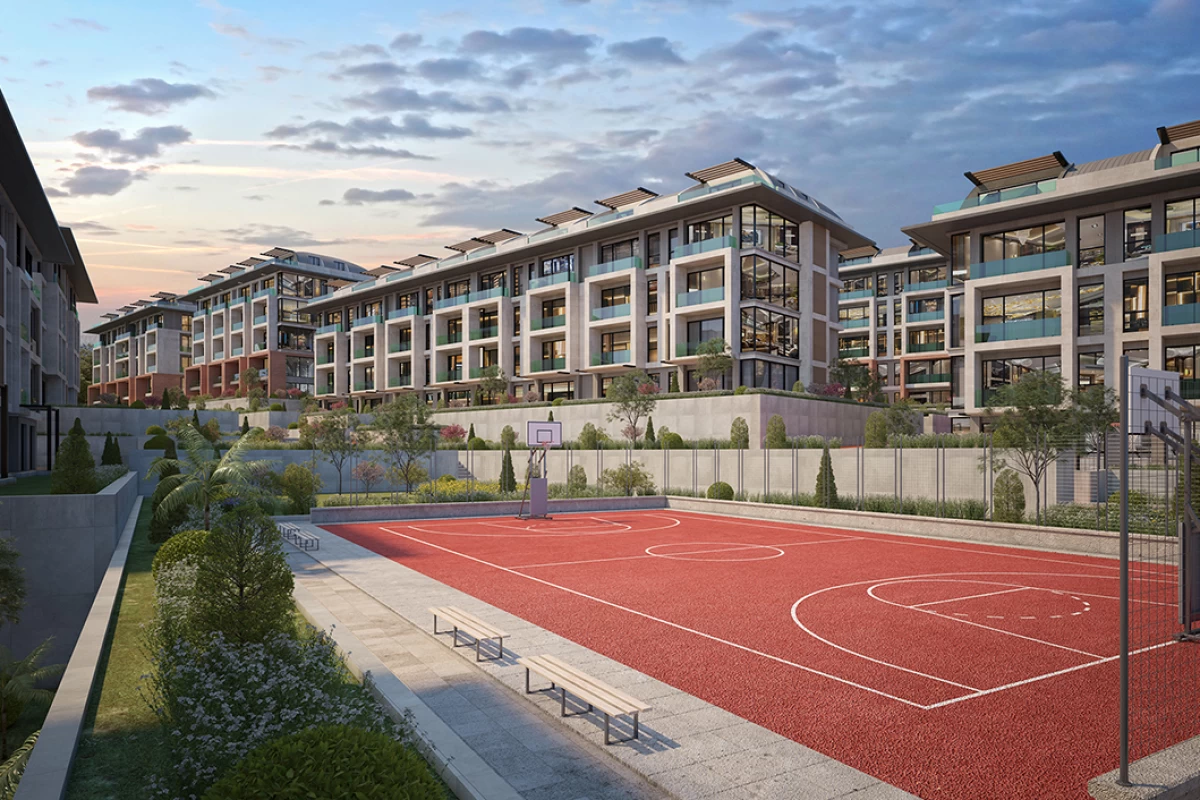 the-basketball-court-of-a-luxurious-residential-building-in-beylikduzu-district-in-the-afternoon