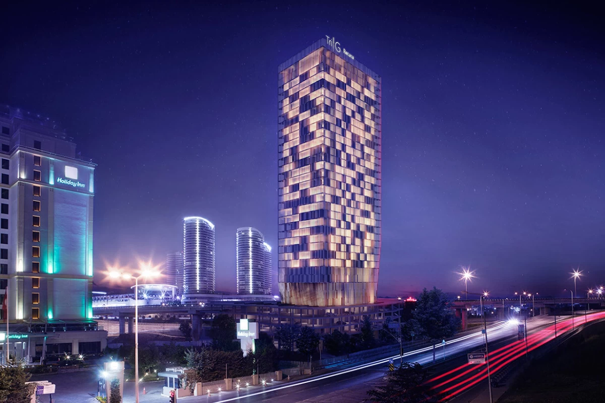 exterior-view-and-wide-shot-of-the-vertical-luxury-building-project-with-a-night-background