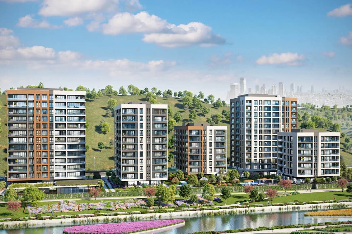 four-luxurious-residences-with-vast-green-areas-and-ornamental-pools-in-kagithane-with-a-forest-and-city-in-the-background