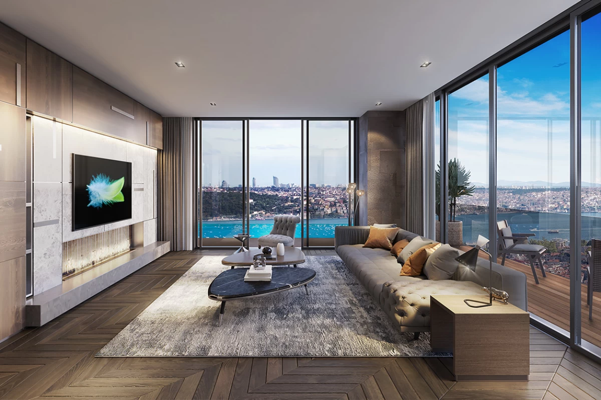 interior-view-of-the-spacious-luxury-and-upscale-living-room-having-exceptional-sea-view-and-city-landscape-by-which-floor-to-ceiling-windows